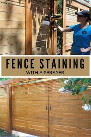 Stain And Seal A Fence With A Sprayer Diy Montreal
