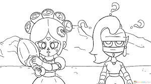 Identify top brawlers categorised by game mode to get trophies faster. Coloring Pages Emz Print Out Your Brawl Stars Character Online