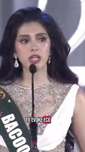 Winning Moment of Miss Philippines Earth 2025