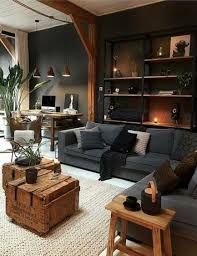 New Dark Wood Bedroom Furniture Modern Ideas In 2020 Masculine Living Rooms House Interior Home Decor