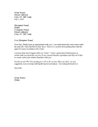 Meeting Confirmation Letter Template Confirmation Letter Letter Templates Business Letter Template