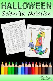 Halloween Math Activity Scientific Notation Halloween Math Activities Scientific Notation Halloween Math Worksheets