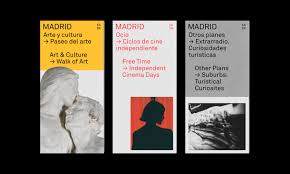 Madrid Tourism Image On Behance Graphic Design Resume Graphic Design Posters Book Design