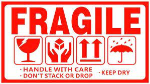 Custom stickers print fragile kraft paper pvc vinyl round clear self adhesive label packaging sealing circle logo sticker roll. China 500 Pcs Self Adhesive Outer Box English Warning Sticker Fragile Label Size 76x51mm China Address Labels And Label Printing Price