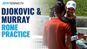 Click here for a full player profile. Novak Djokovic Andy Murray Practice Court Level Highlights Rome 2021 Youtube