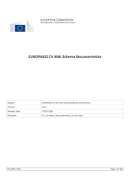 Writing a perfect curriculum vitae sample cv hznrkdk example. Https Europa Eu Europass System Files 2020 08 Ecv Schema Documentation V3 0 0 20200602 Pdf