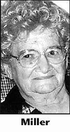 LAVINA MILLER Obituary (1920