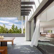 Clean modern white walls with rustic wrought iron winodw/doorway. Modern Villa Design Incredible Su House By Alexander Brenner Architecture Beast