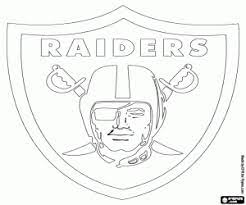 Die cut vinyl made from premium Logo Of Oakland Raiders Coloring Page Printable Game Oakland Raiders Logo Football Coloring Pages Oakland Raiders Football