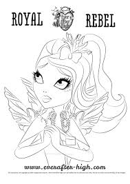 Print it (the coloring page will print without ads, navigation links and other contents). Faybelle Thorn Face Coloring Page Ever After High