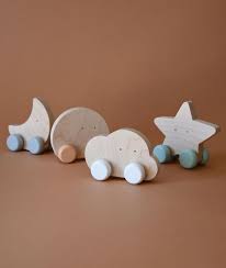 Wooden Push Toy Cloud Star Sun Moon Waldorf And Etsy In 2020 Wooden Push Toys Handmade Wooden Toys Wooden Toys