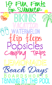 10 Free Summer Fonts Download Now Summer Font Scrapbook Fonts Silhouette Fonts