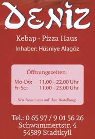 Kebap pizza haus am markt in markt 21, 08468 reichenbach im vogtland, germany. Deniz Kebap Pizza Haus Stadtkyll Restaurant Bewertungen Telefonnummer Fotos Tripadvisor