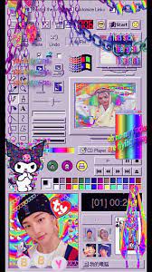 Hyunjin Rainbow Kidcore Aesthetic Wallpaper Kidcore Aesthetic Wallpaper Cute Panda Wallpaper Aesthetic Wallpapers