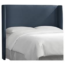 Includes upholstered headboard, footboard and rails; Full Antwerp Upholstered Wingback Headboard Linen Ocean Project 62 On Target Accuweather Shop