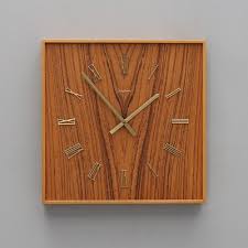 Mid Century Wall Clock By Junghans For Sale At Pamono Shisedeco mid century george nelson ball clock, painted solid wood non ticking decorative modern silent wall clock for home, kitchen,living room,office etc.
