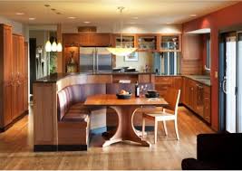 Beaverton Kitchen Design Love The Cabinets Nice Table Booth Combo Mid Century Modern Kitchen Mid Century Modern Kitchen Design Modern Kitchen Design