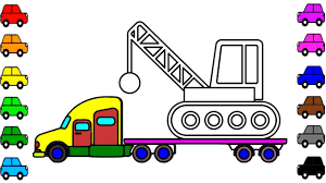 How To Draw A Wrecking Ball Crane Learn Colors For Kids Coloring Pag Coloring For Kids Learning Colors Coloring Pages For Kids