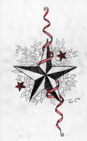 Seeking for free tattoo designs png images? Star With Rose Background Tattoo Design By Koast08 On Deviantart