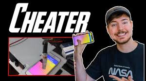 I vlog extreme stunts and challenges. Robot Cheating Mrbeast Finger On The App Challenge Live Youtube