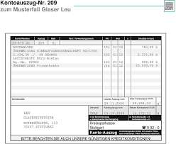 Mit einem klick auf den untenstehenden link können sie sich einen muster kontoauszug anschauen. Kontoauszug Nr 209 Zum Musterfall Glaser Leu Pdf Kostenfreier Download