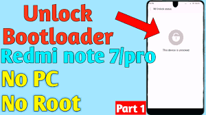 Go to setting > my device > all specs> tap on miui version 7 times > . How To Unlock Bootloader In Redmi Note 7 Pro Without Pc No Root Access Part 1 Youtube