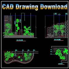 Bedlines, hardscape lines, and plant lines. Landscape Design Free Autocad Blocks Drawings Download Center