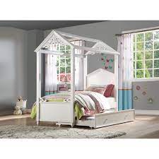 I usually don't cut the wood for these until the drawer housing is built and the drawer dividers. Acme Furniture Rapunzel Cottage Twin Canopy Bed A1 Furniture Mattress Canopy Beds