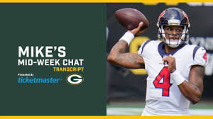 You need to talk to him, and want to make up. Mike S Mid Week Chat How Do The Packers Get Back On Track