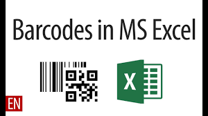 Creating a document and scanning barcodes. Barcode Add In For Microsoft Excel Youtube
