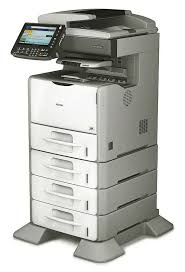 Black And White Printer With Scanner For Office Ricoh Aficio Sp 5200s Black And White Laser Multifunction Printer Ricoh Multifunction Printer Printer Black And White Printer