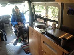 Ian In Captain Chair Sprinter Van Camper Sprinter Van Conversion Sprinter Van Conversion Layout