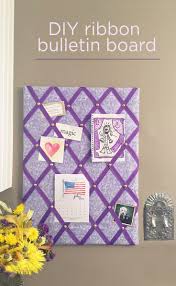Time to get creative and make your own! Diy Ribbon Bulletin Board Easy Tutorial