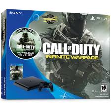 Infinite warfare (playstation 4) first released 4th nov 2016, developed by infinity ward and published by activision. Sony Playstation 4 Slim 500gb Call Of Duty Infinite Warfare Bundle Black Walmart Com Walmart Com