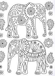 If your child loves interacting. Cool Elephant Embroidery Patterns Ideas 18 From 17 Easy Elephant Embroidery Patterns Get Ide Elephant Coloring Page Mandala Coloring Pages Mandala Coloring