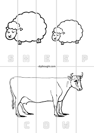 Documents similar to farm animals wordsearch puzzle vocabulary worksheet 1. Farm Animal Learning Puzzles Diy Thought