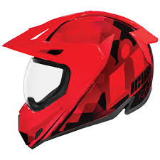 Icon Variant Pro Ascension Red Dual Sport Helmet 0101 12439