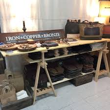 Iron Copper Bronze Craft Table Display Table Display Tradeshow Booth Display