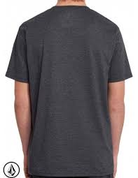 Volcom Circle Blanks Heather Black T Shirt