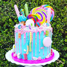Just bake your cake in number pans, frost, and then decorate with round candies (such as m&ms) in your favorite colors. 32 Best Photo Of Candy Birthday Cake Davemelillo Com Candy Birthday Cakes Happy Birthday Cake Pictures Candy Land Birthday Party