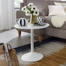 Die betreiber dieses portals begrüßen sie als leser auf unserem gold testportal. Beistelltisch Weiss Holz Optik Rund O 48cm Kleiner Couchtisch Moderner Wohnzimmertisch Sofatisch Weiss Wohnling Yomonda
