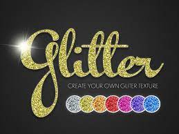 Please select a font style Glitter Texture Text Effect Mockup Stock Vorlage Adobe Stock