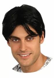 Easy to clean Charlie Sheen Wig, in sale Classic Horror Store