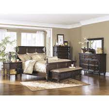 Key town bedroom storage bench. Key Town Storage Bench In Dark Brown