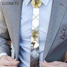 Maybe you would like to learn more about one of these? Cravate De Luxe En Soie Brillante Pour Homme Et Femme Accessoire De Mode En Acrylique Effet Miroir Argente Accessoire De Mariage Cadeau De Noel Aliexpress