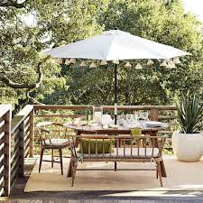 Dexter Outdoor Expandable Dining Table Outdoor Patio Decor Rustic Outdoor Furniture Outdoor Dining Chairs