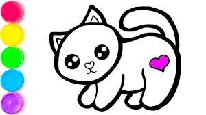 Game belajar mewarnai online gratis terbaru | permainan.co.id. Pelajari Menggambar Dan Mewarnai Kucing Mainan Untuk Anak Anak Hello Kitty Kitty Character