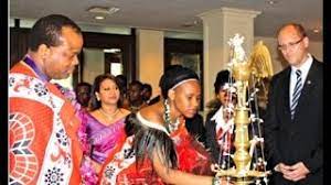 King mswati's 12th wife nothando dube. Swaziland King Is In India With 15 Wives 30 Children 100 Servants Youtube