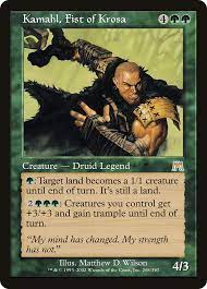 In chrisdavid's decks commander montar fisico 4 color bwgr mono green. Kamahl Fist Of Krosa Onslaught Ons 268 Scryfall Magic The Gathering Search