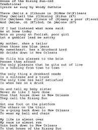 Paroles Et Traduction De La Chanson House Of The Rising Sun Par The Animals Animals House Of The Rising Sun Lyrics